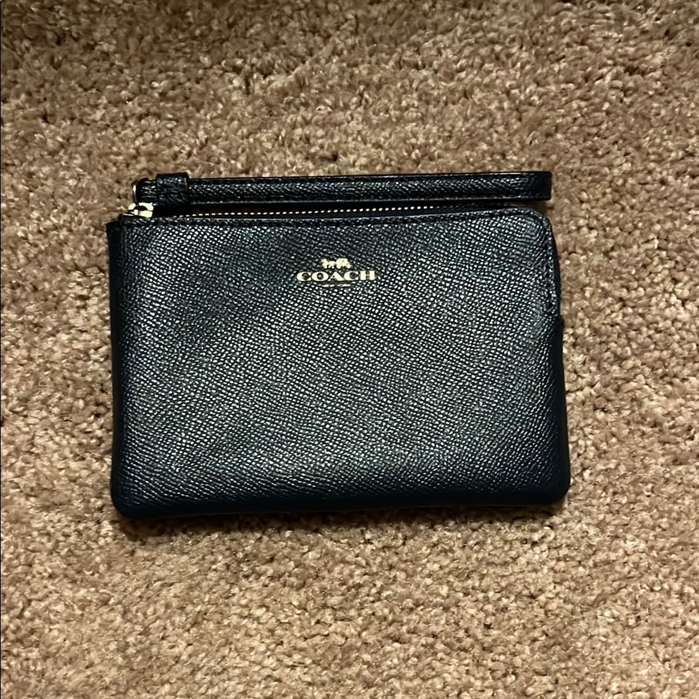 Coach Black Wristlet